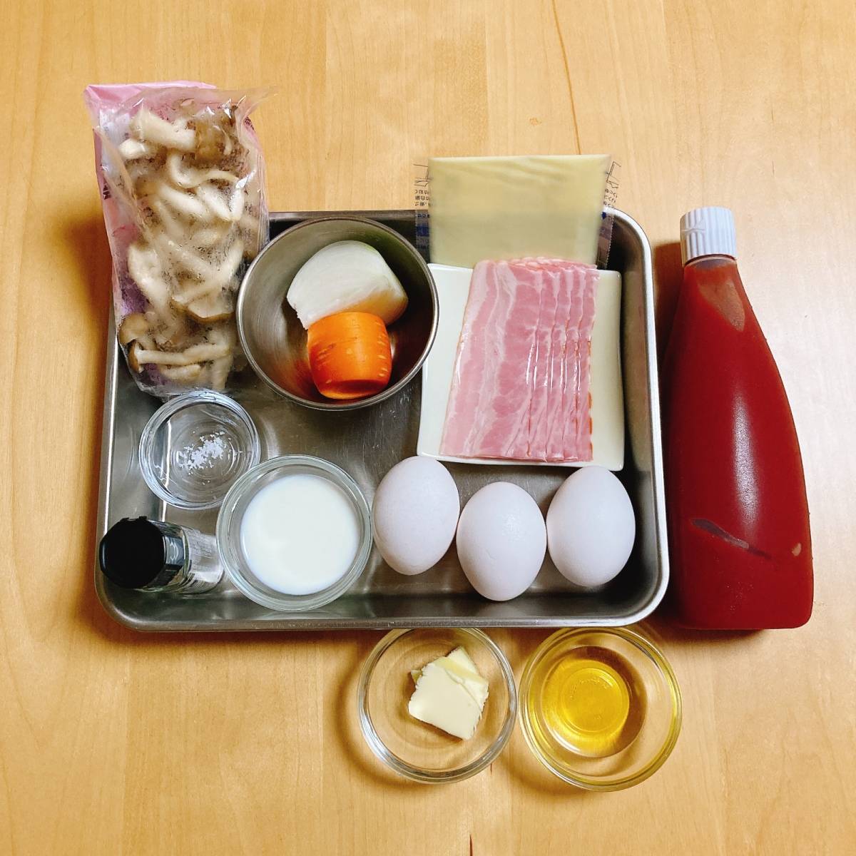 JA全農公式の「オープンオムレツ」のレシピ