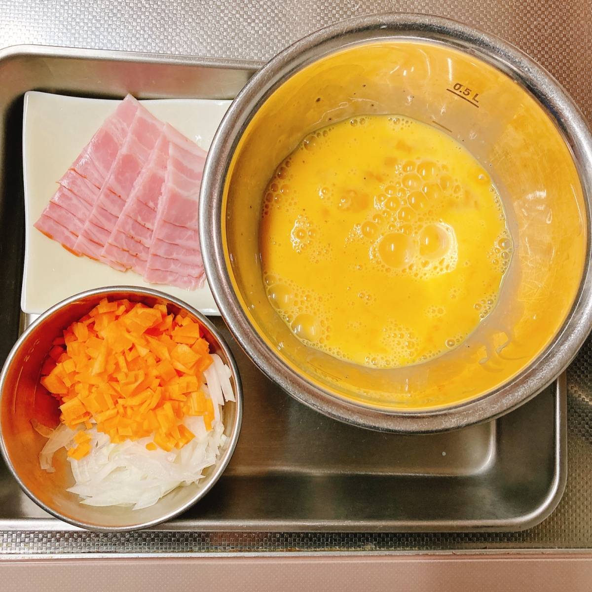 JA全農公式の「オープンオムレツ」のレシピ