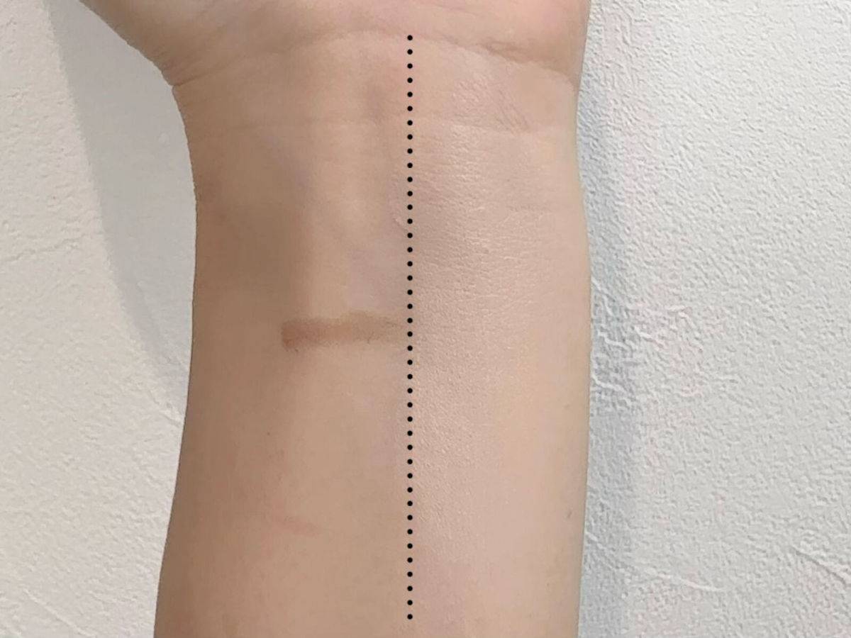 starlike ノーファンデトーンアップ 日焼け止めカバー力イメージ