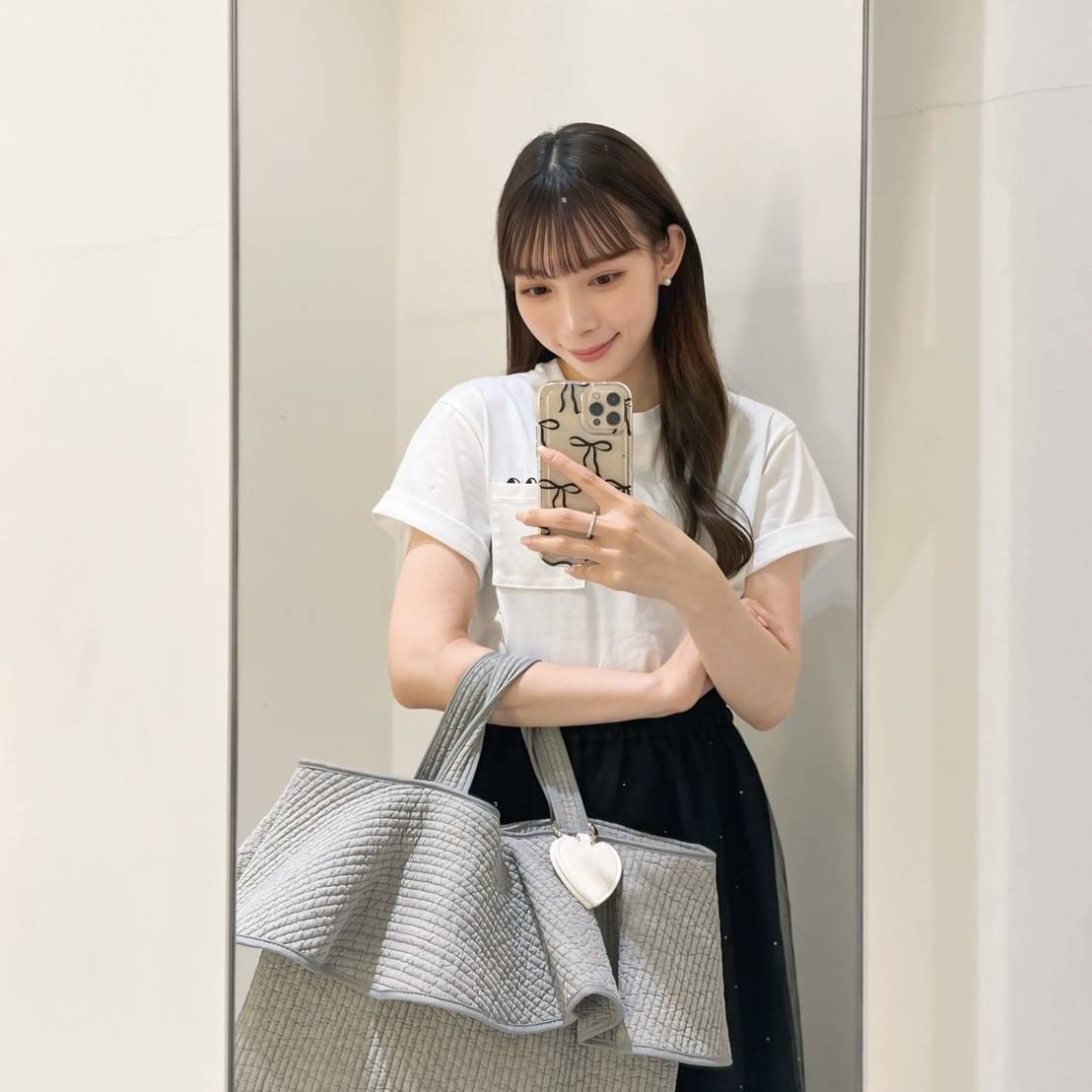 大きめフリルが大人可愛い♡軽さが魅力の「ヌビ フリル バッグ