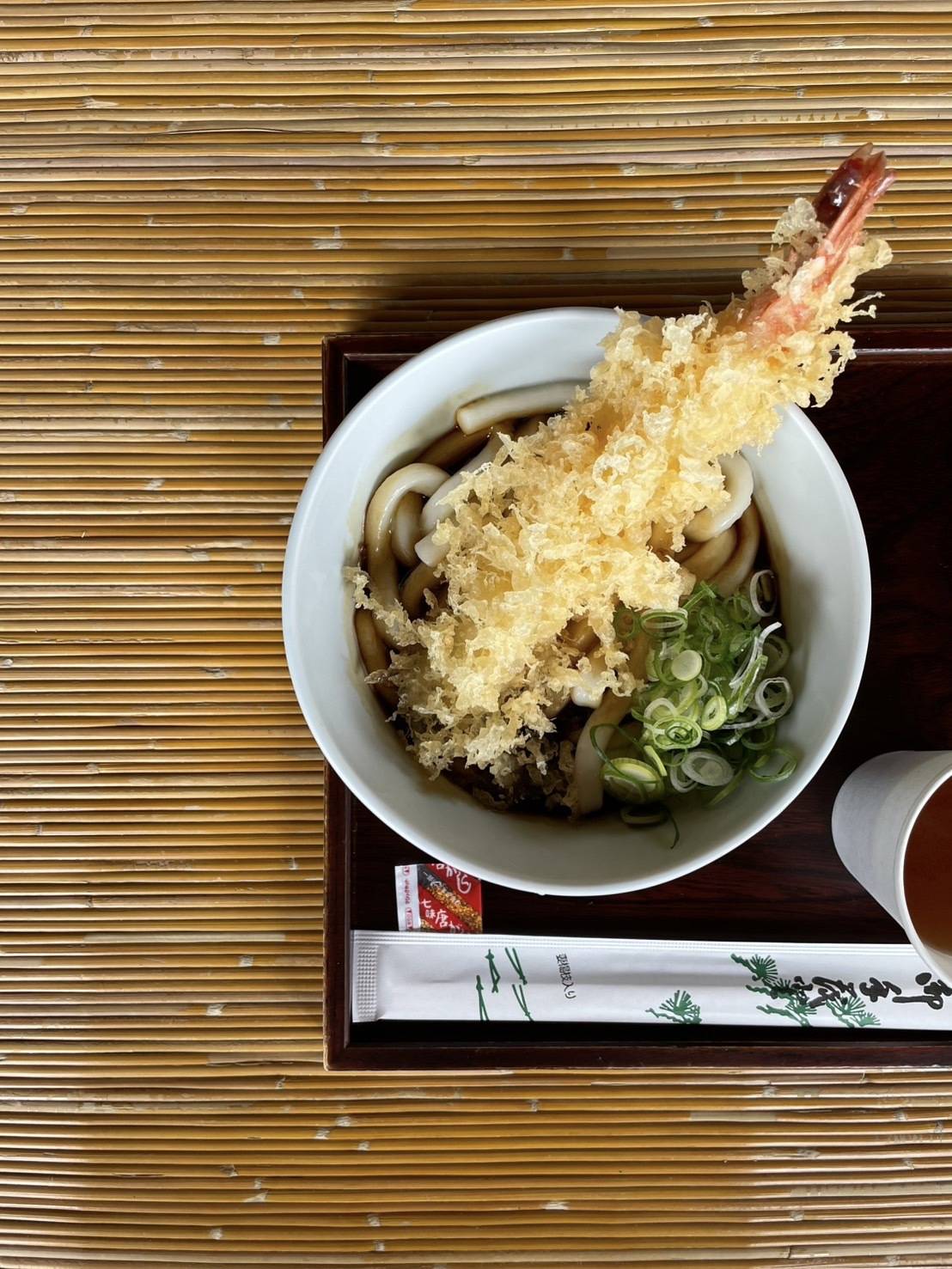 ふくすけの海老天うどん