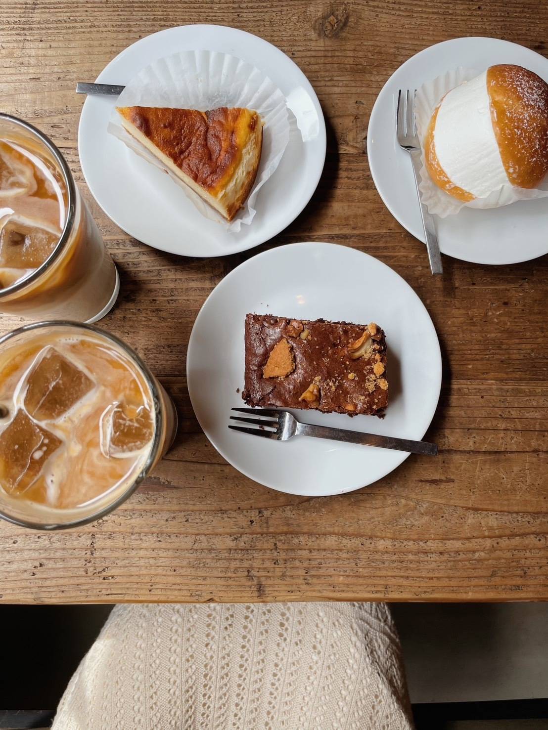 マリトッツォとベイクドチーズケーキ、ガトーショコラ