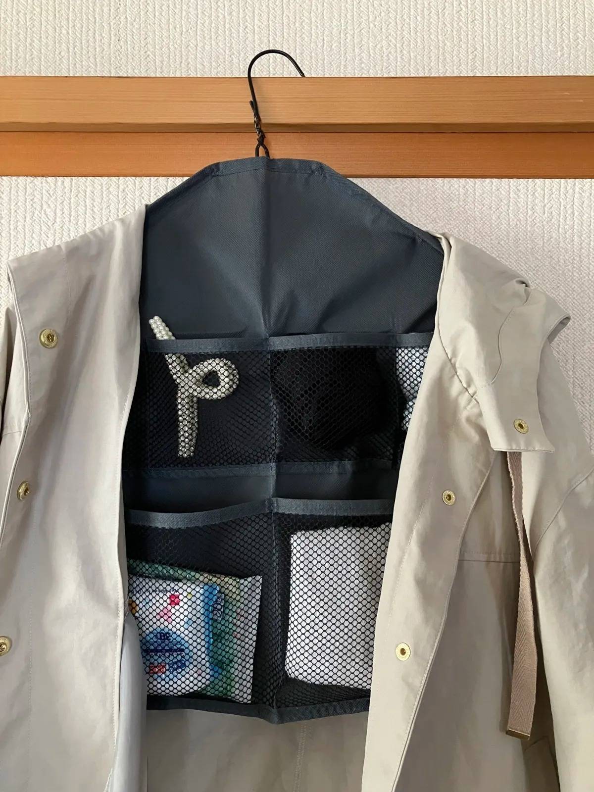 Seria(セリア)：ハンガーに付ける小物収納