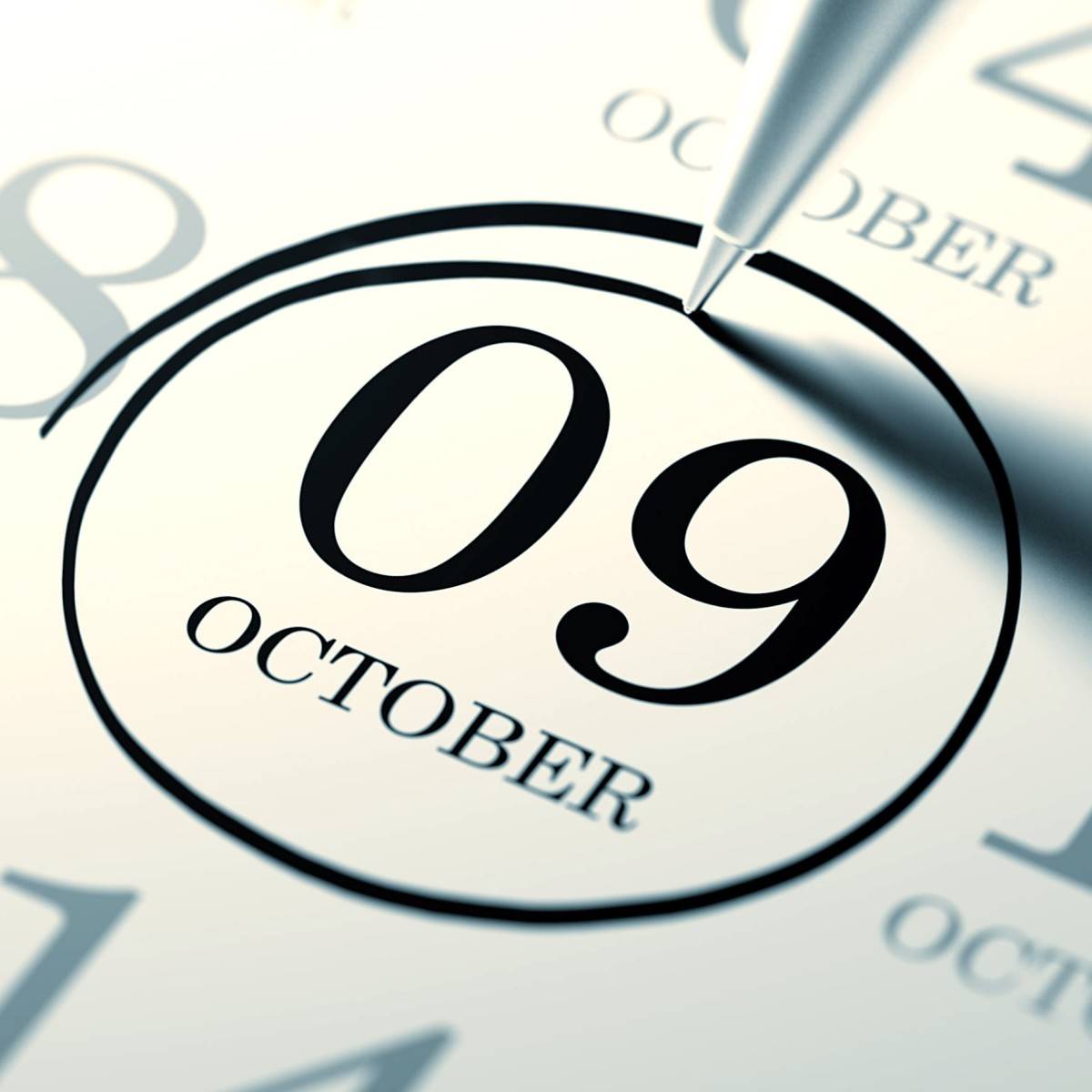 2025年10月9日(木)不成就日