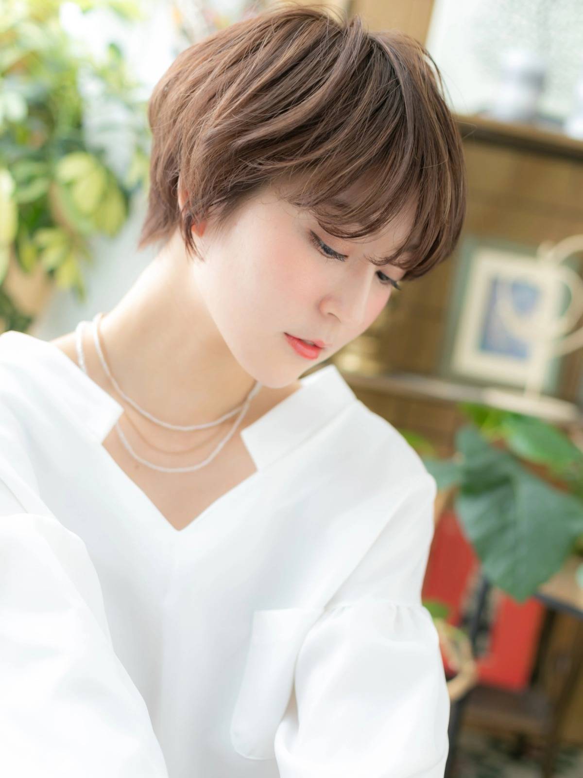 ナチュラルなニュアンスショート