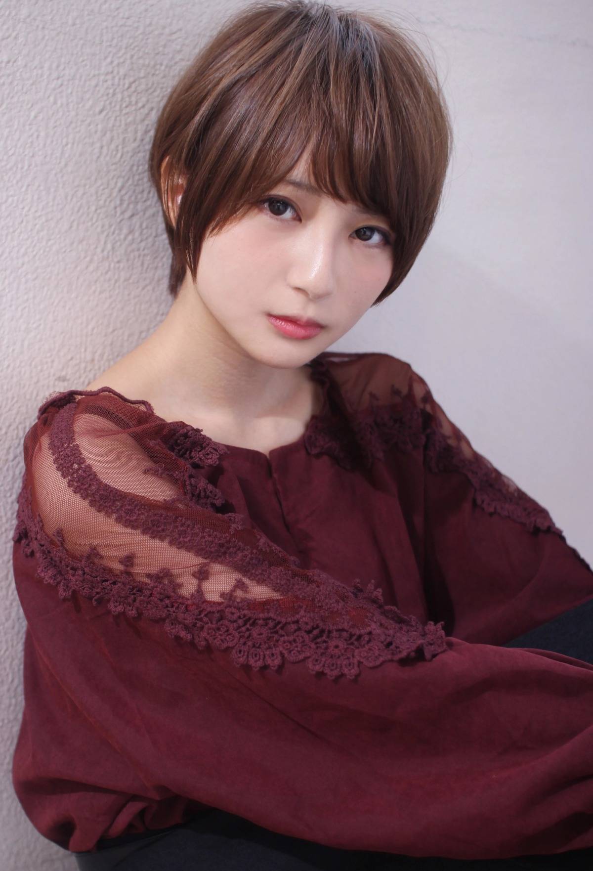 シンプルひし形ショート