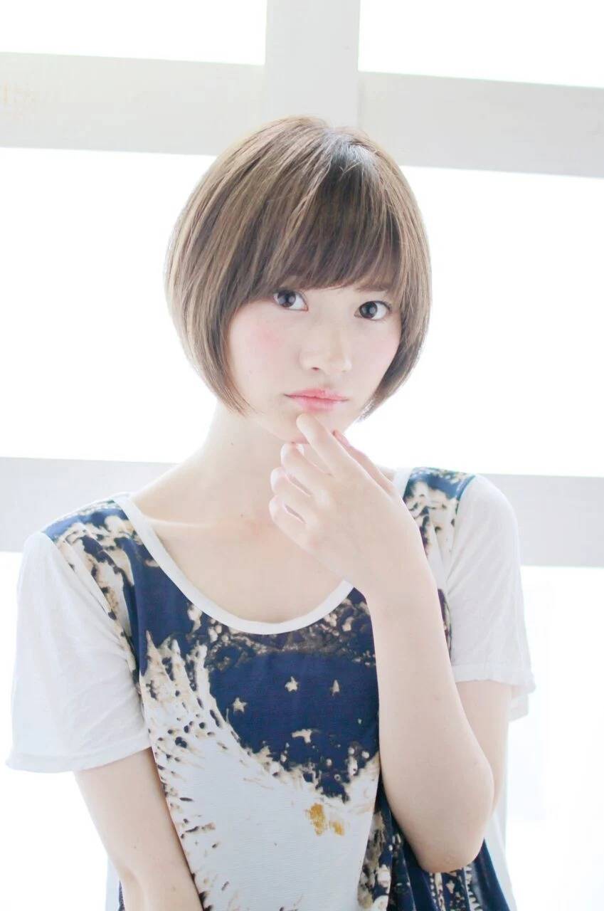 自然にまとまる丸みショート