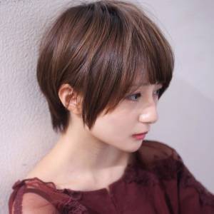  ナチュラルなひし形ショート 