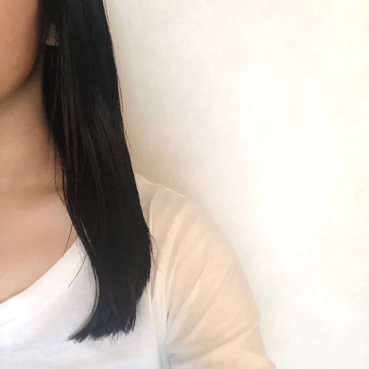 シャンプー後の髪