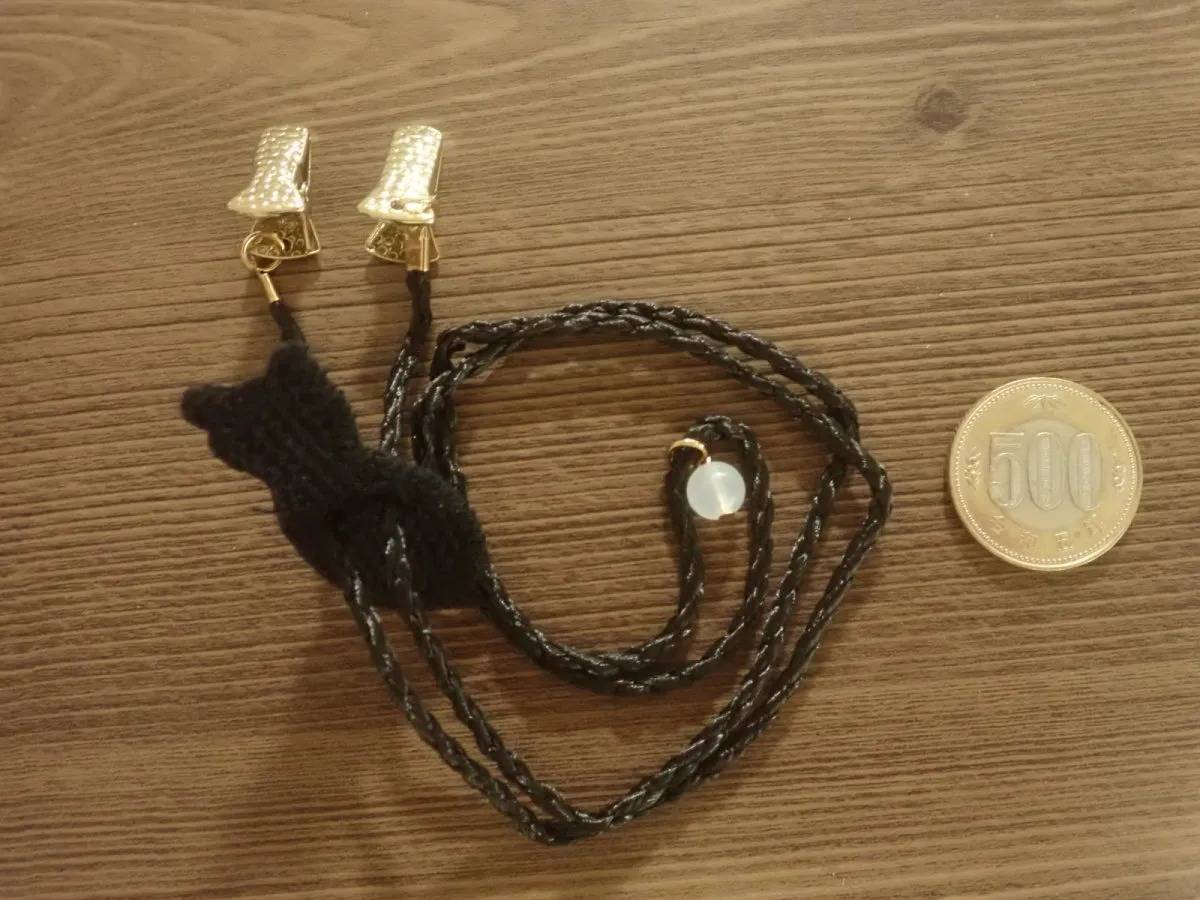 DAISO(ダイソー):帽子クリップ(UVチェッカー付、猫)