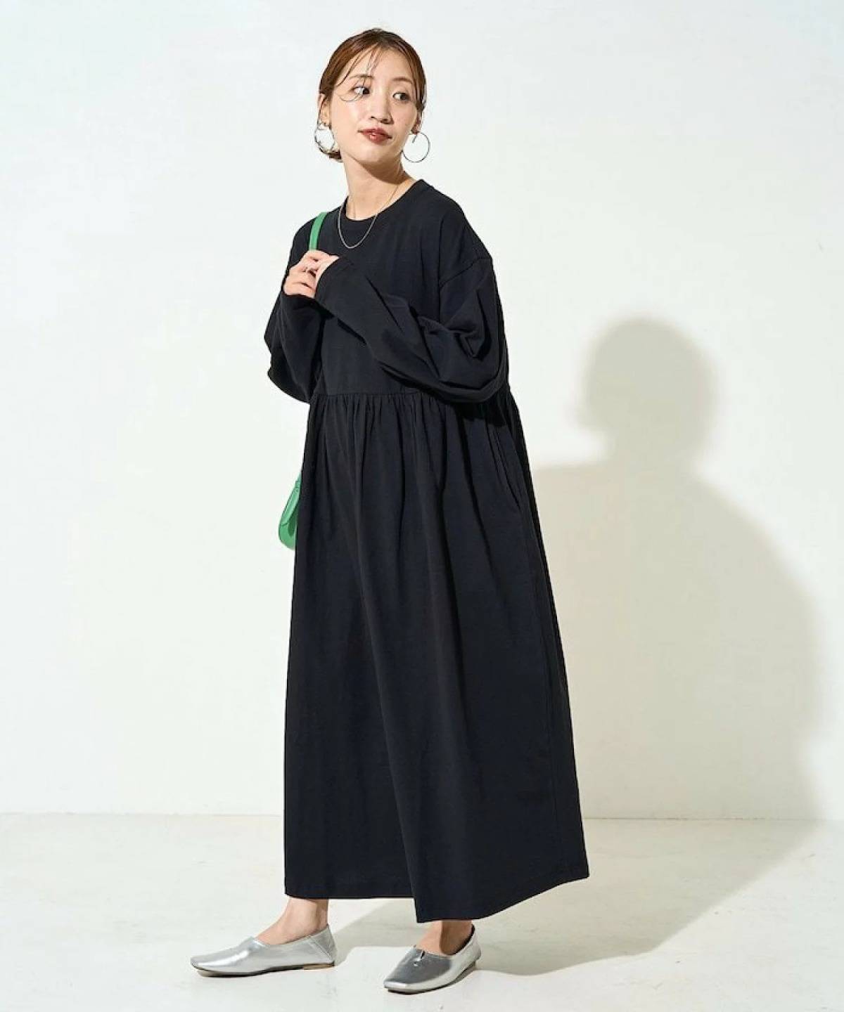 FREAK’S STORE ウエスト ギャザー 切り替え ワンピース