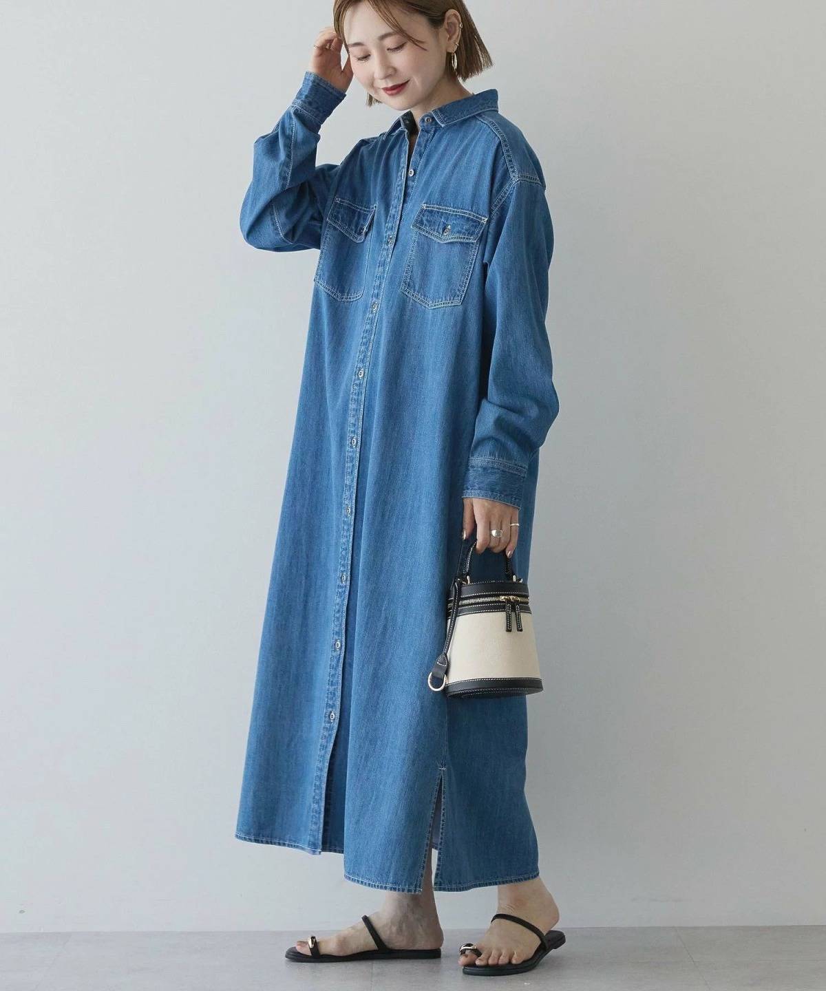 AMERICAN HOLIC デニムシャツワンピース
