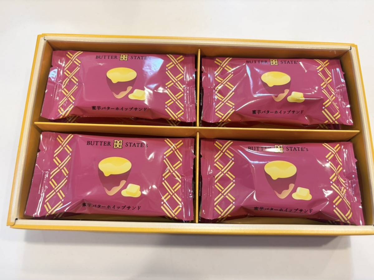 バターステイツ by銀のぶどう「蜜芋バターホイップサンド」