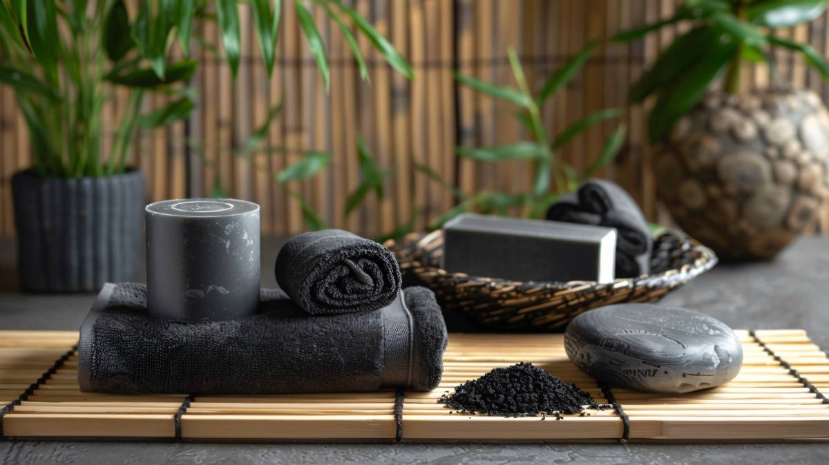 和室　対人運　竹炭