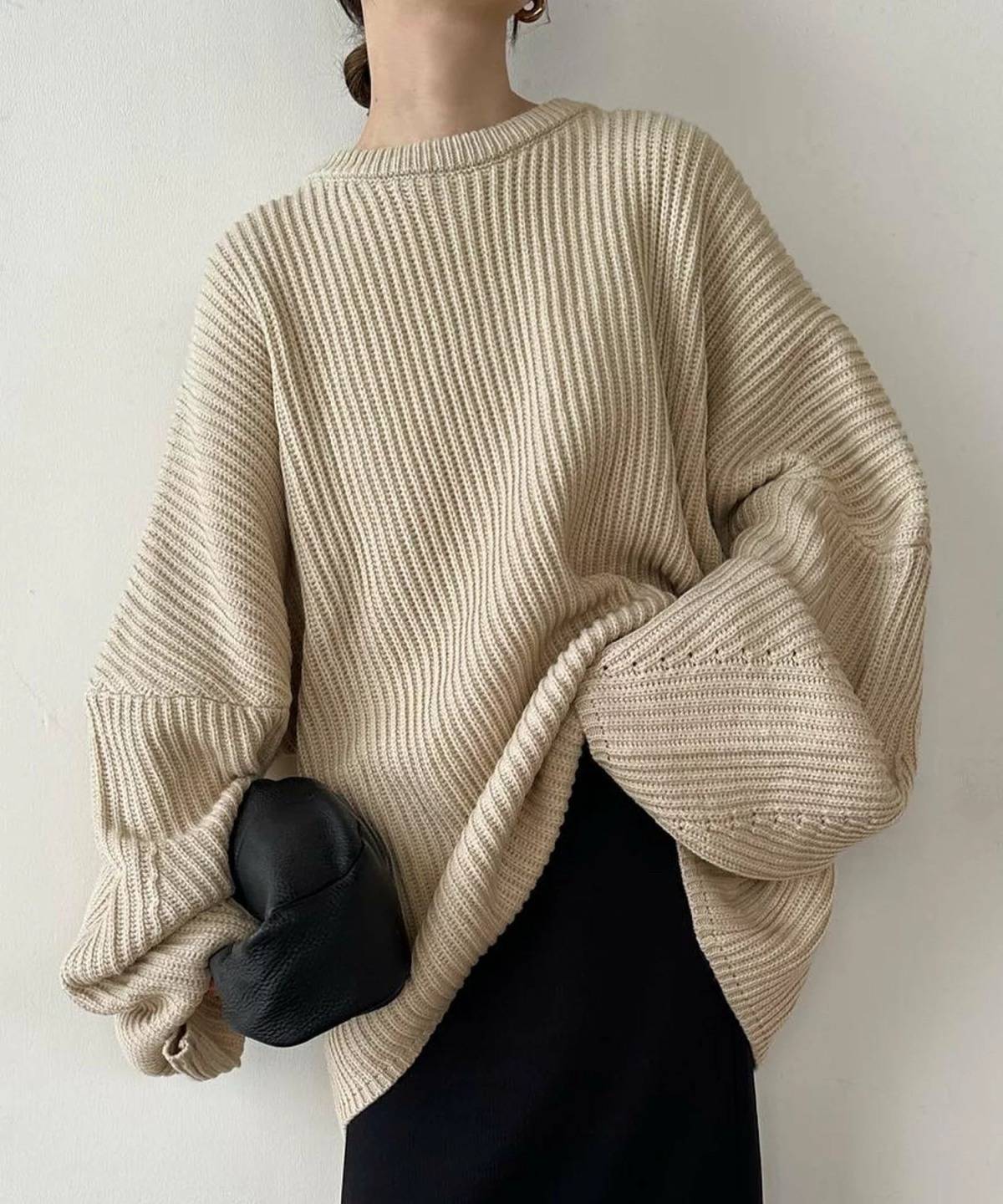 SELECT MOCA ルーズボリュームオーバーニット