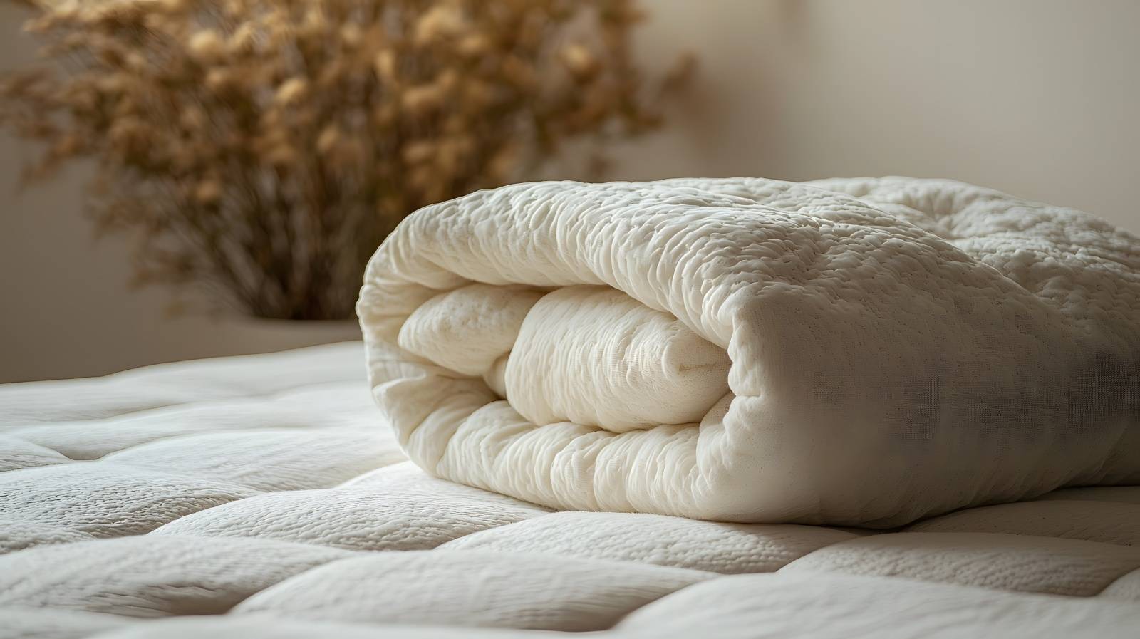 寝室　幸運　アイボリー