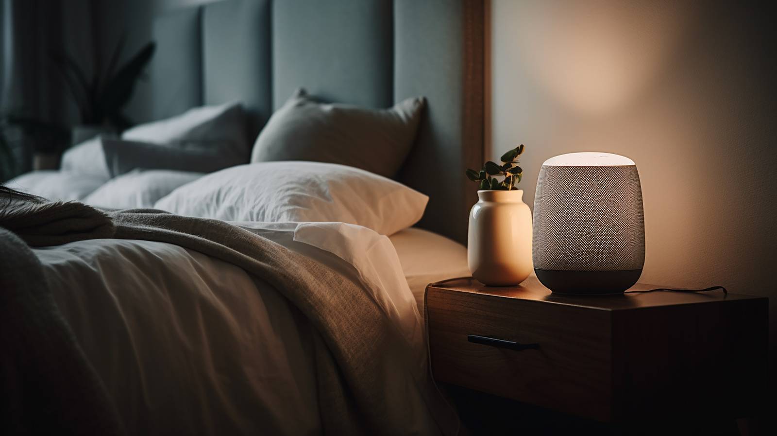 寝室　幸運　間接照明