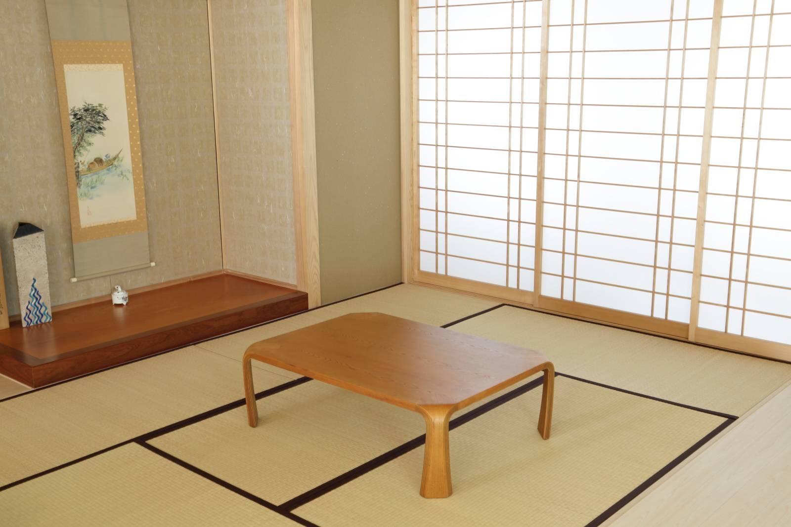 和室　幸運　アイテム　掛け軸