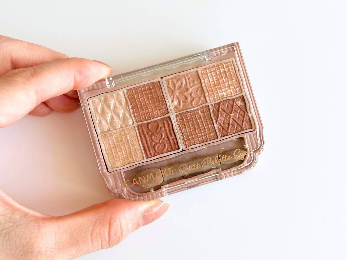 CANMAKE プティパレットアイズ 04アマンドブリュレ
