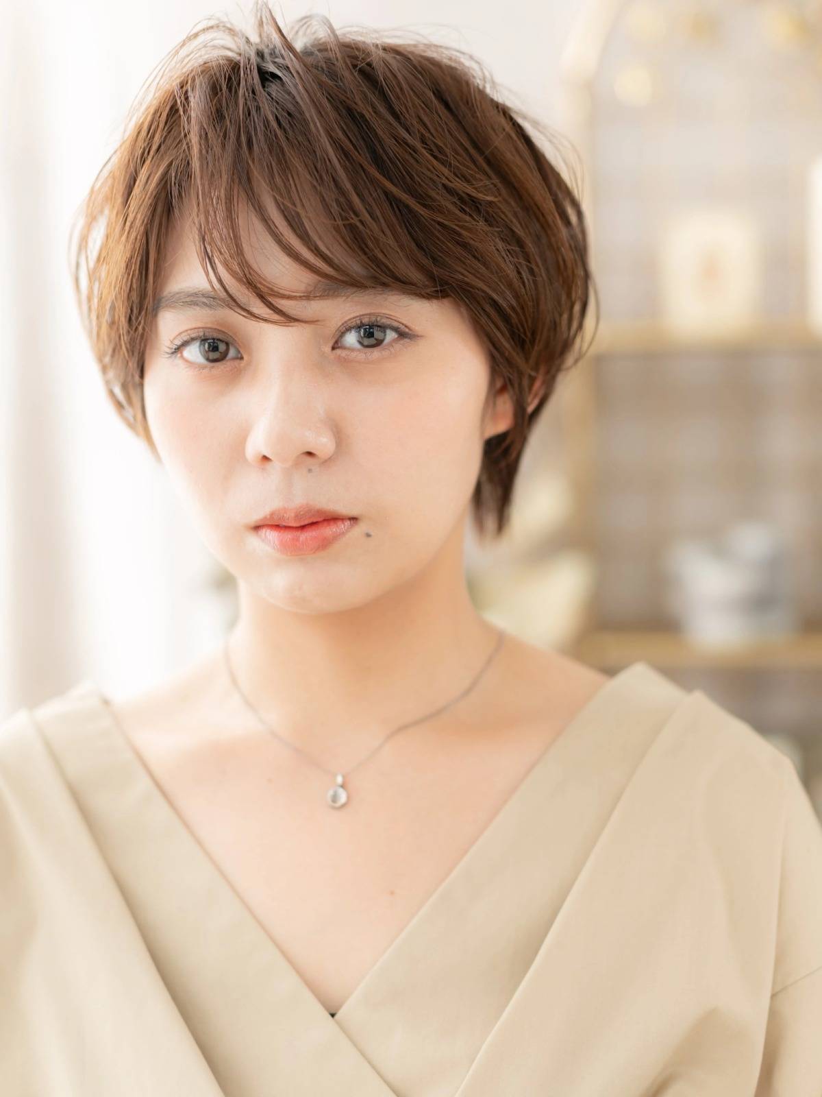 ナチュラルマッシュショート