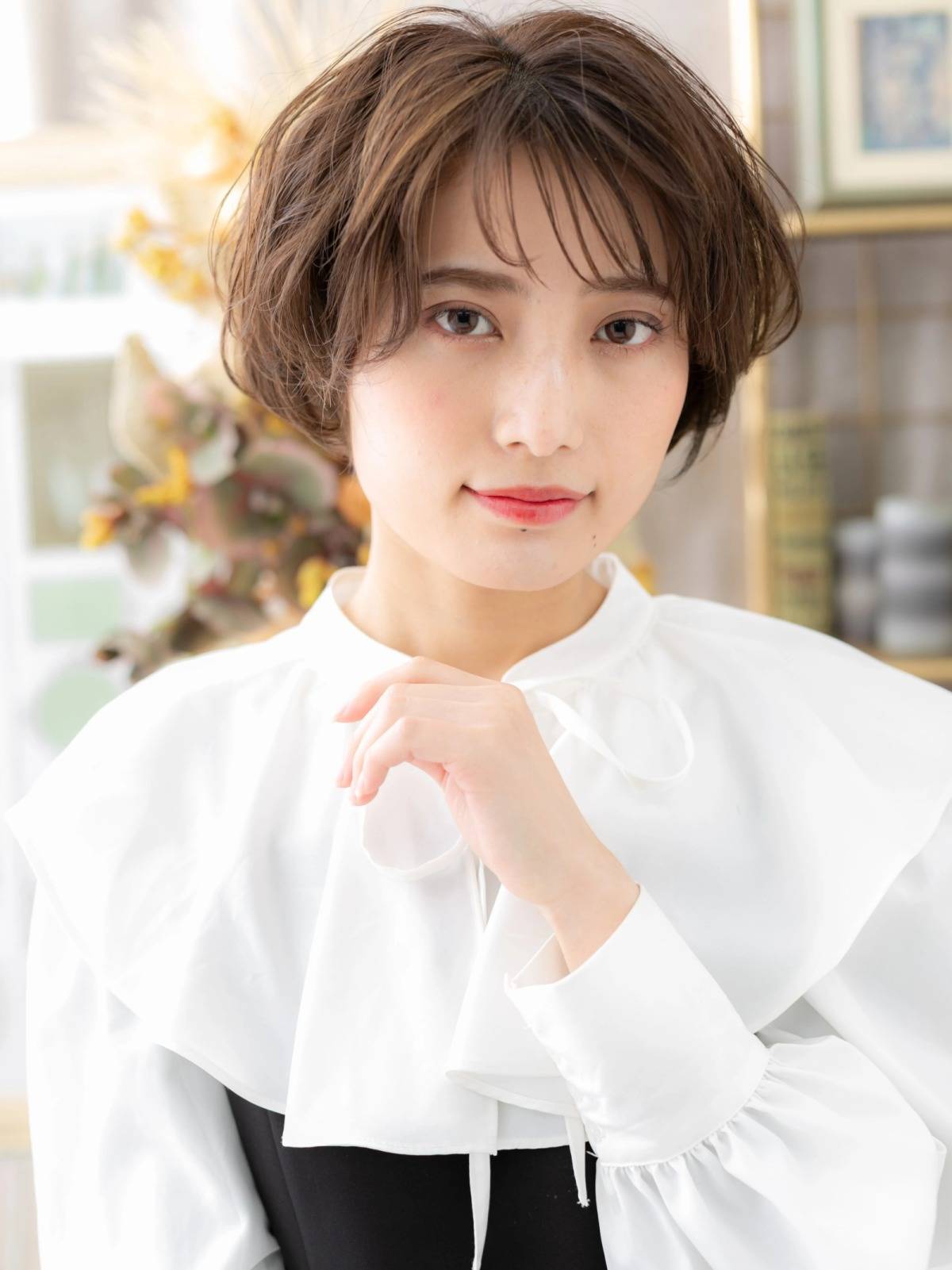 ゆるふわ丸みショート