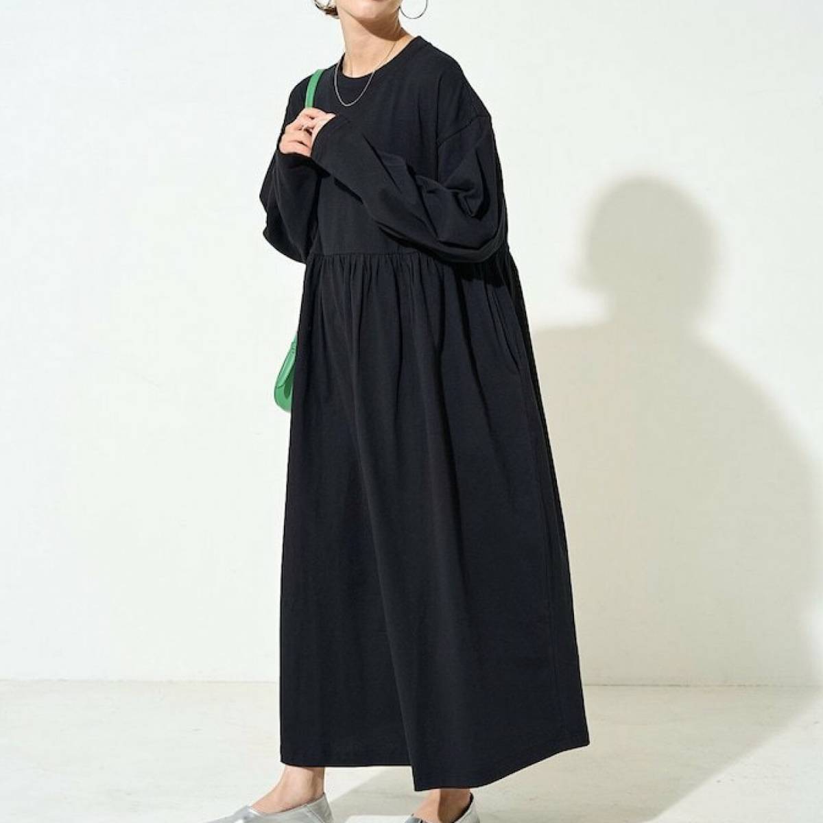 FREAK’S STORE ウエスト ギャザー 切り替え ワンピース