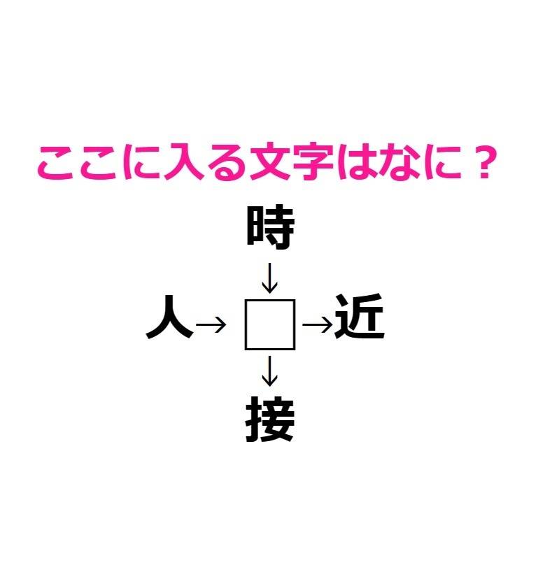 漢字穴埋め　間