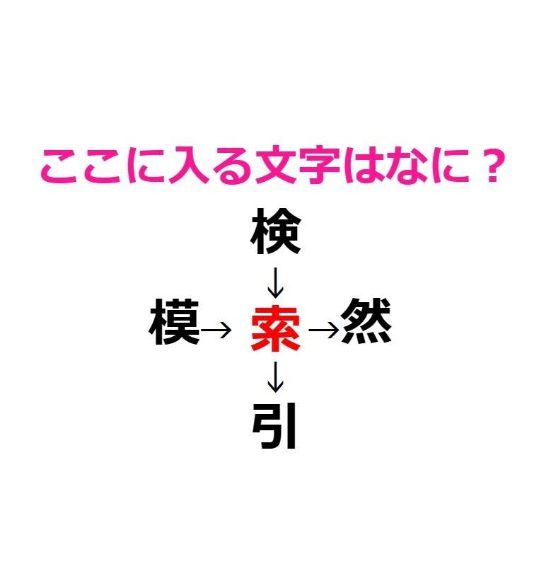 漢字穴埋め　索　アンサー