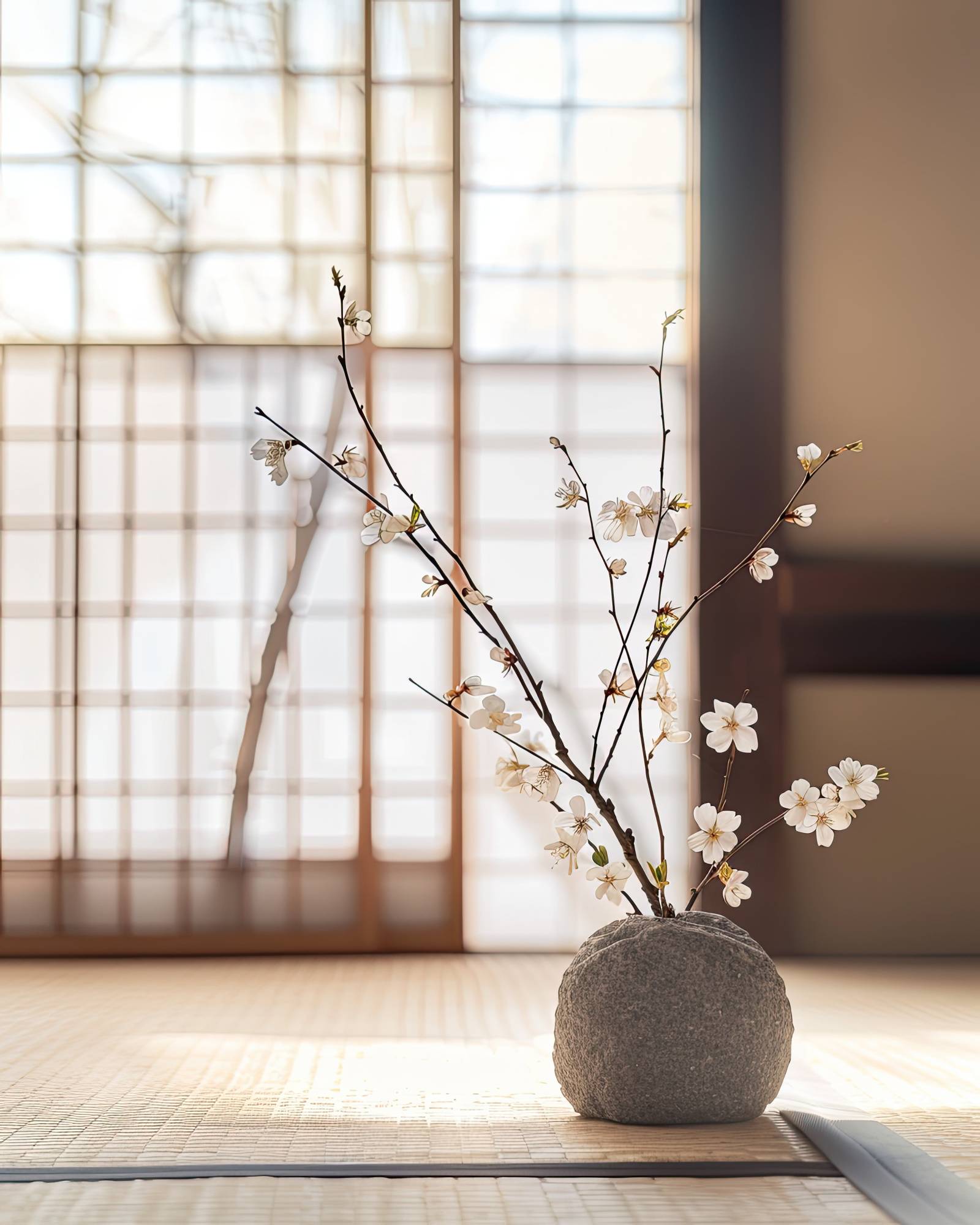 北西　幸運　活け花　観葉植物