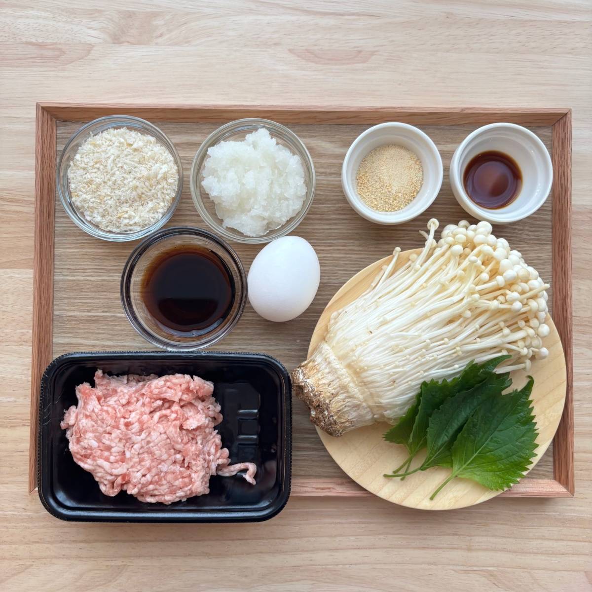 JAグループ公式の「ヘルシー♪おつまみ♪お弁当に♪えのき入りハンバーグ」のレシピ