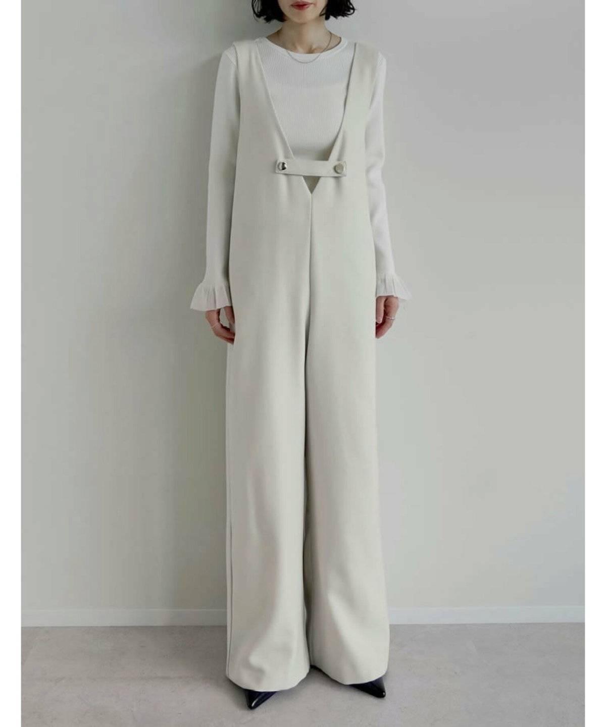 冬コーデの女性