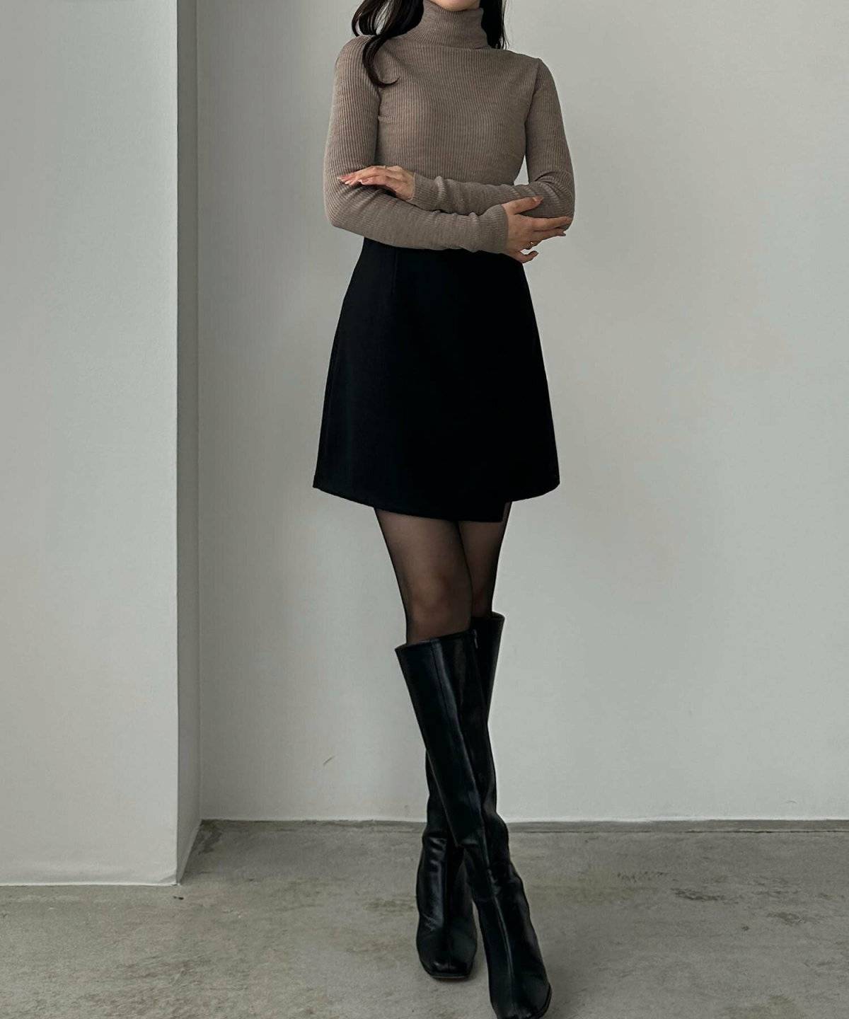 ミニスカート　コーデ