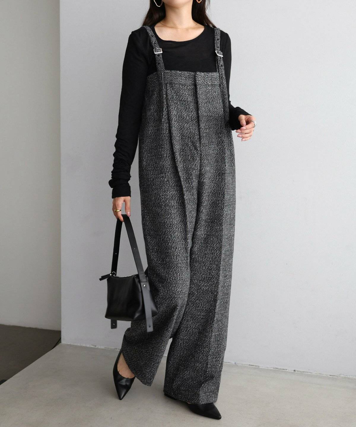 サロペットコーデ