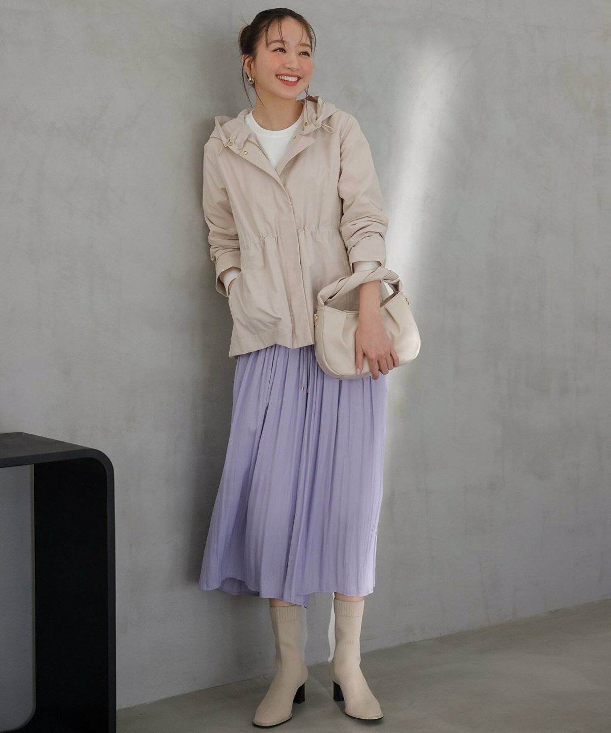 ショート丈アウターを使ったコーデ