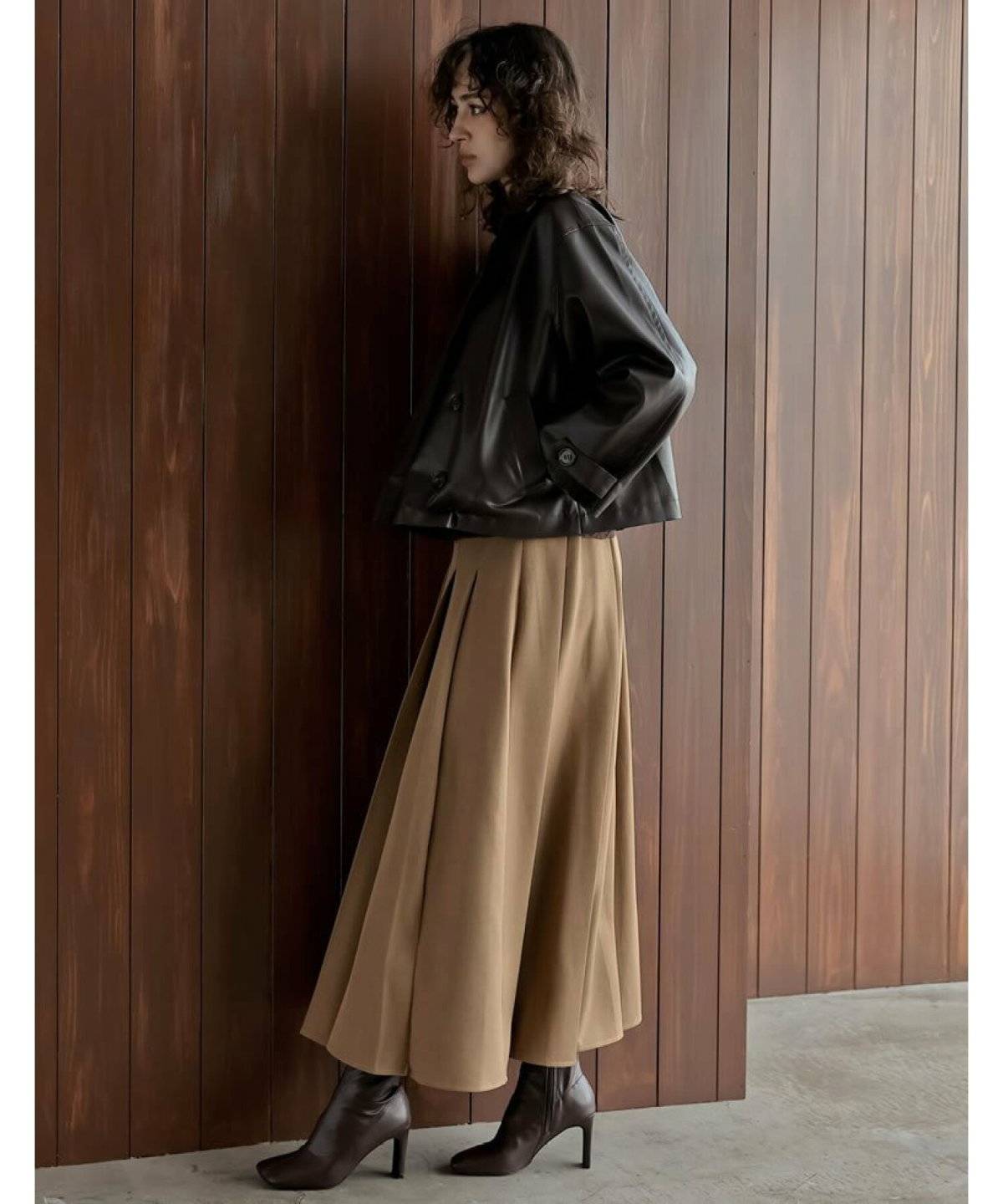 ライダース＆ブーツのコーデ