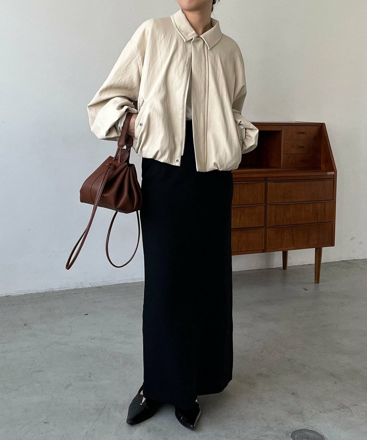 ロングスカートコーデ