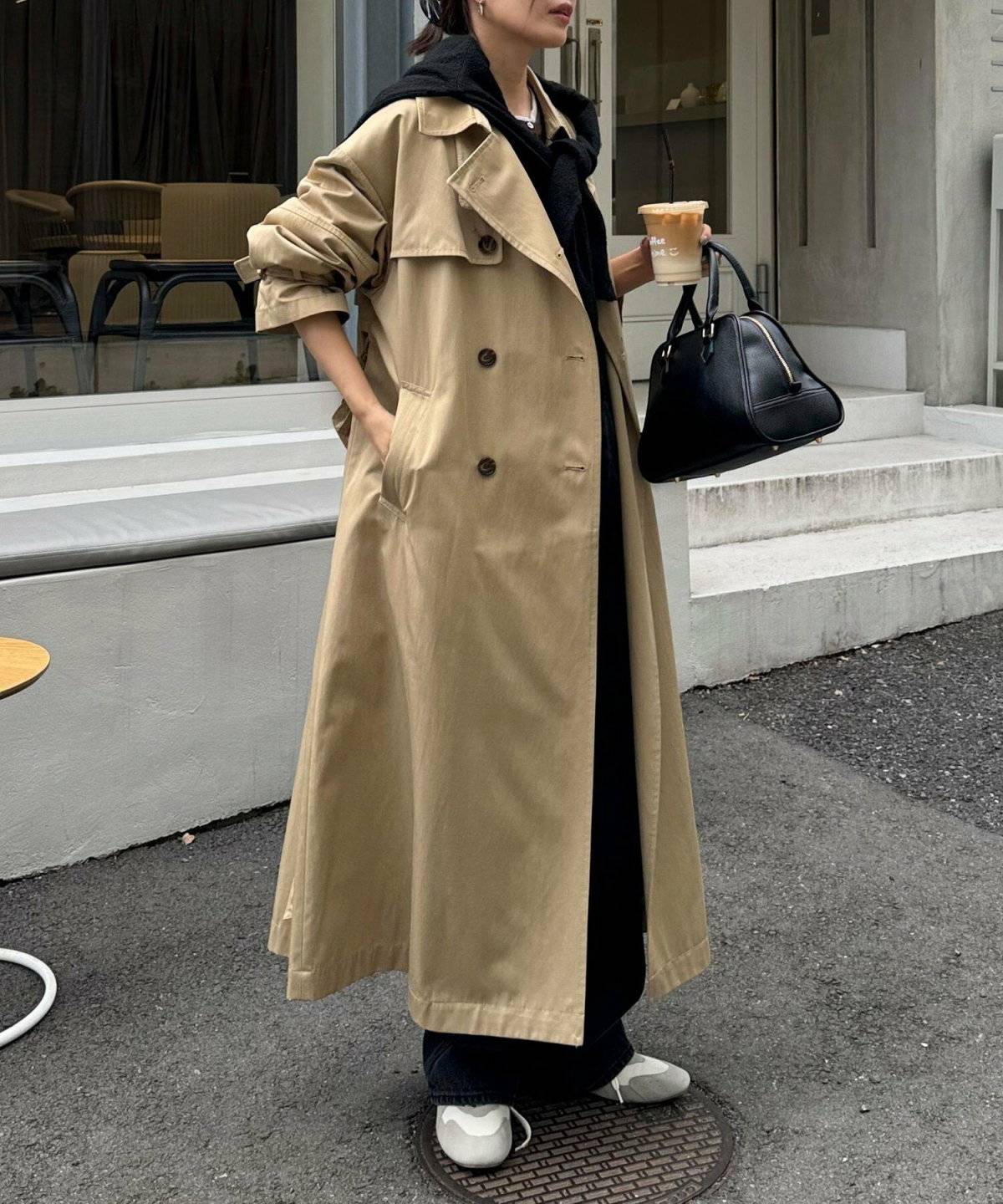 トレンチコートコーデ
