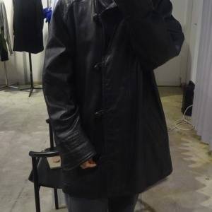 マットな質感がカッコいい♪こなれ見え確実の「オーバーサイズレザージャケット」