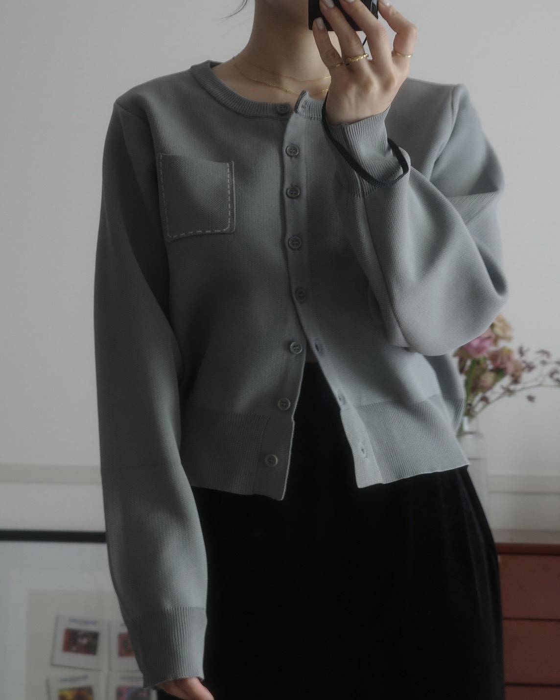 Donobanの「ミニポッケカラーカーディガン」