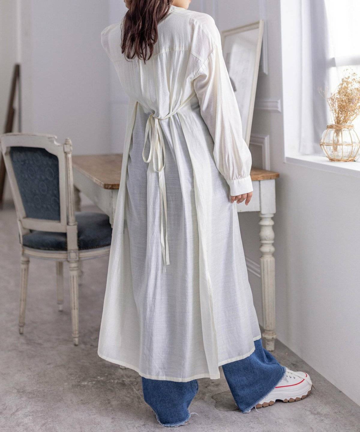 ロングシャツコーデ