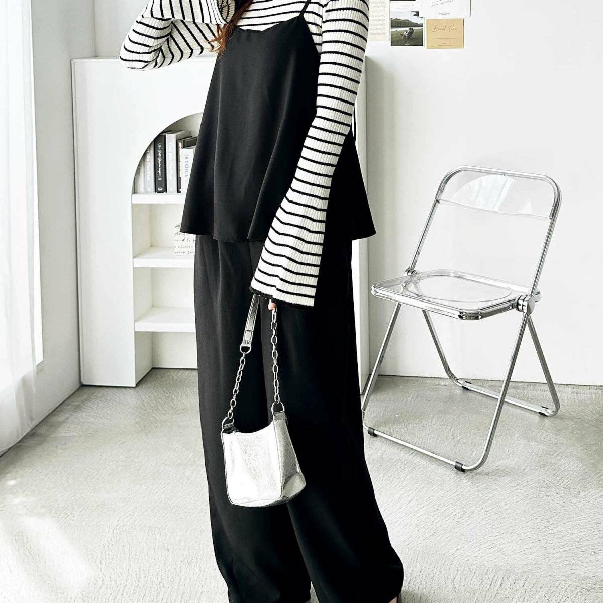 サロペットコーデ