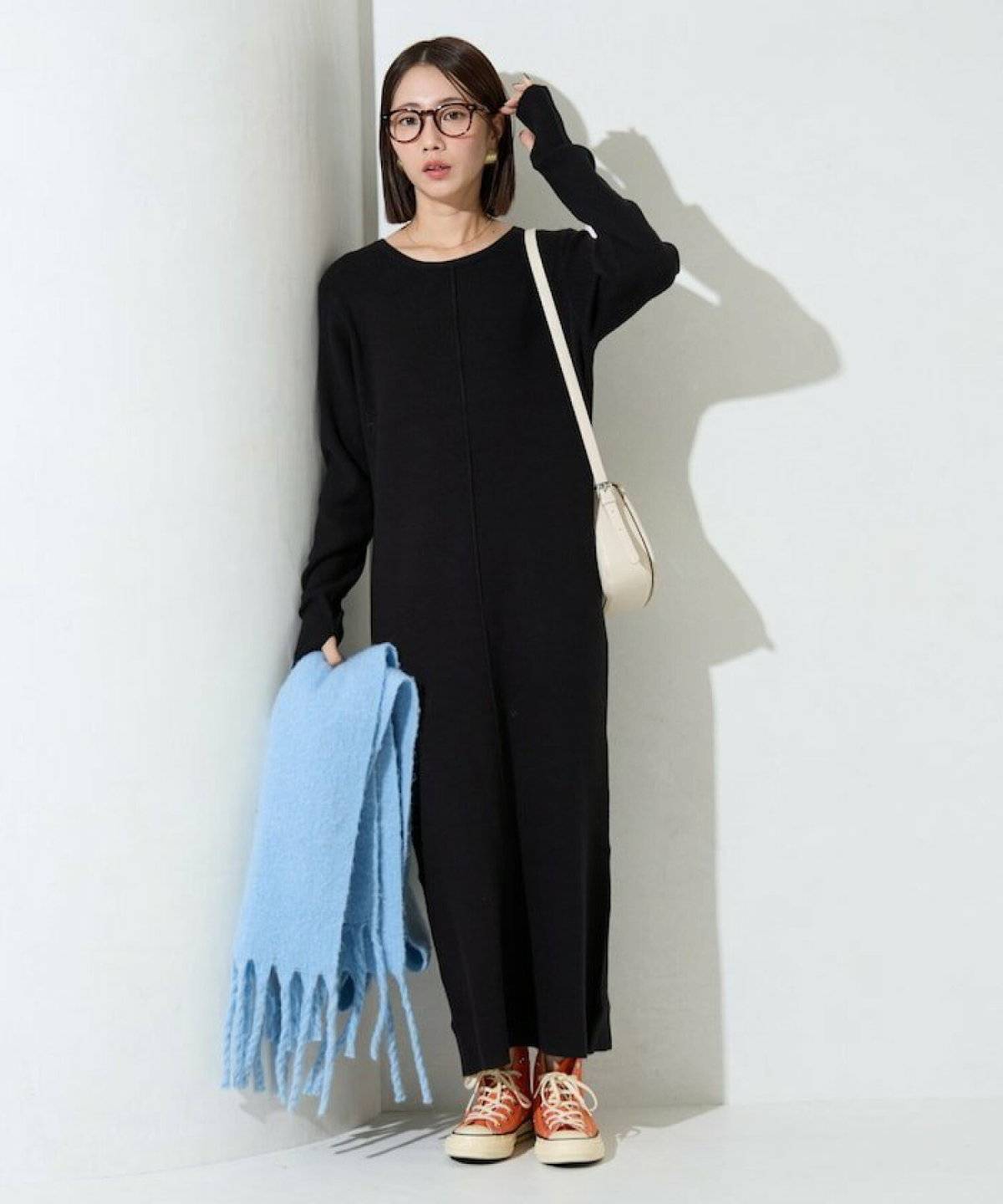 ストールコーデ