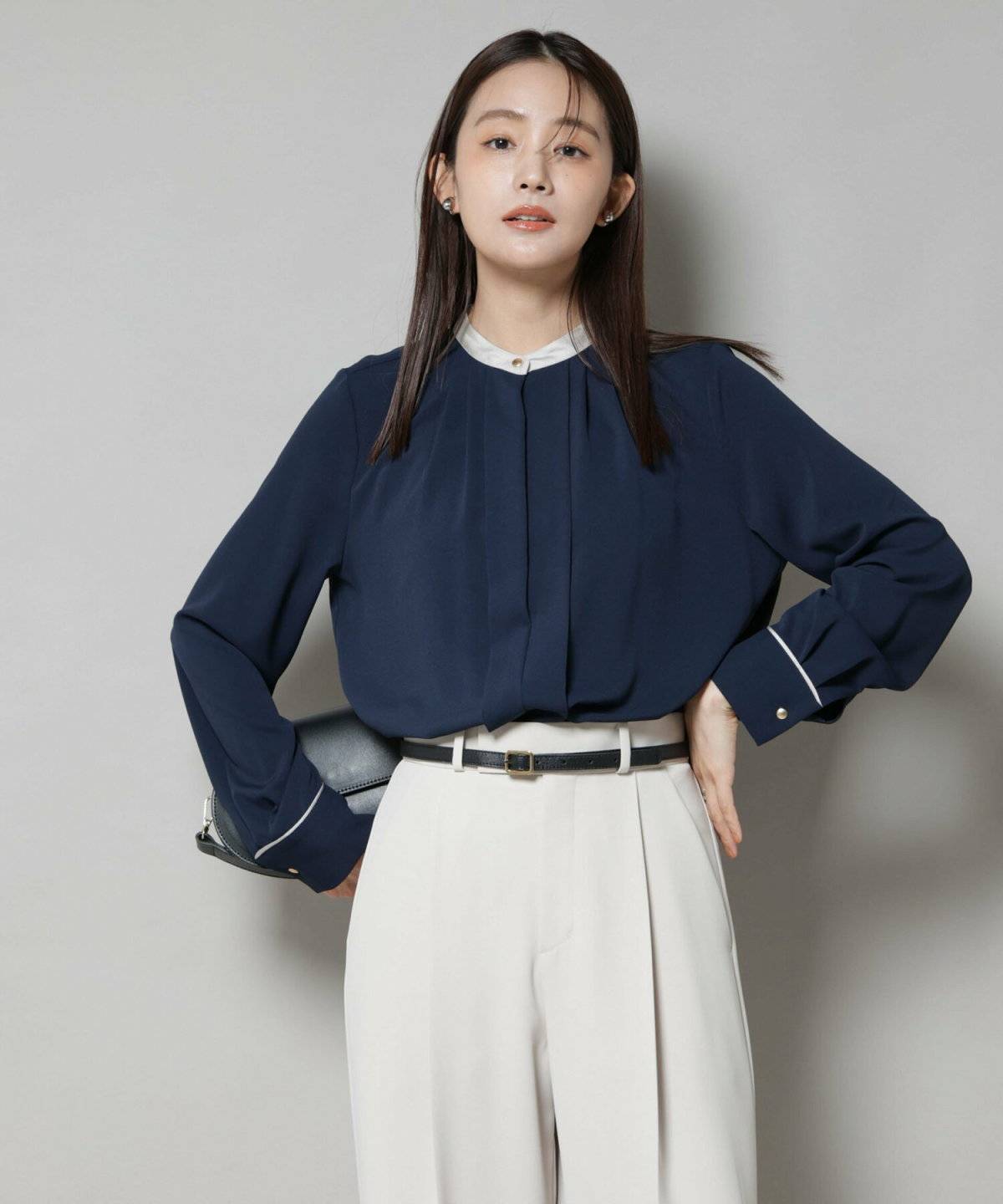 北欧ファッションの女性