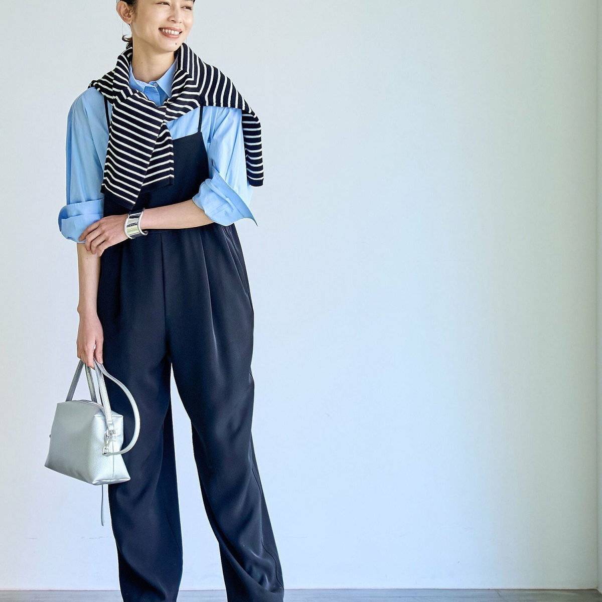 サロペットコーデ