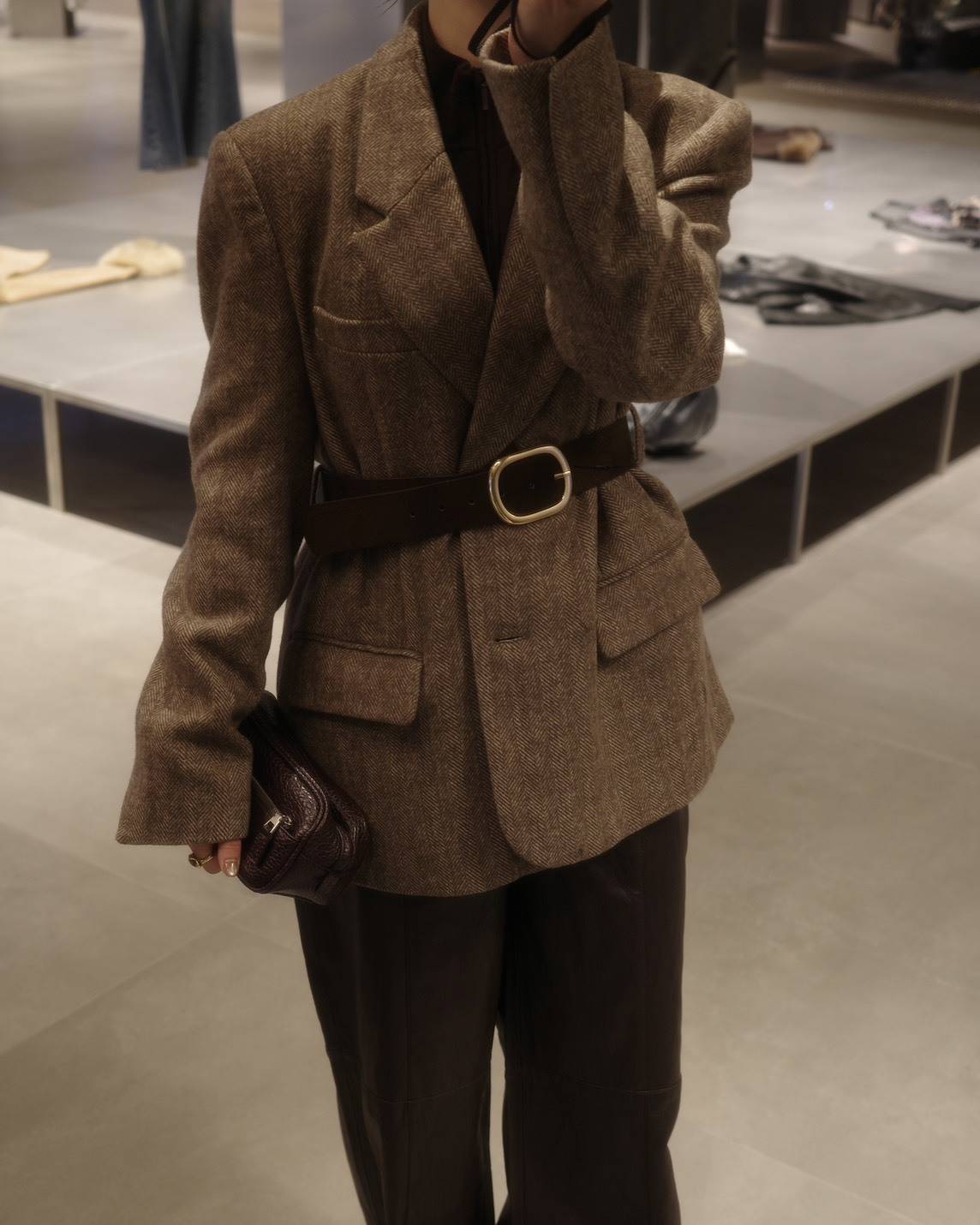 ZARAの新作ジャケットコーデ