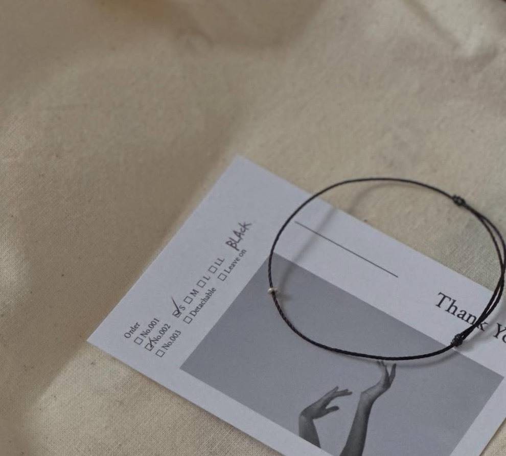 NOMJOHA のコードブレスレット