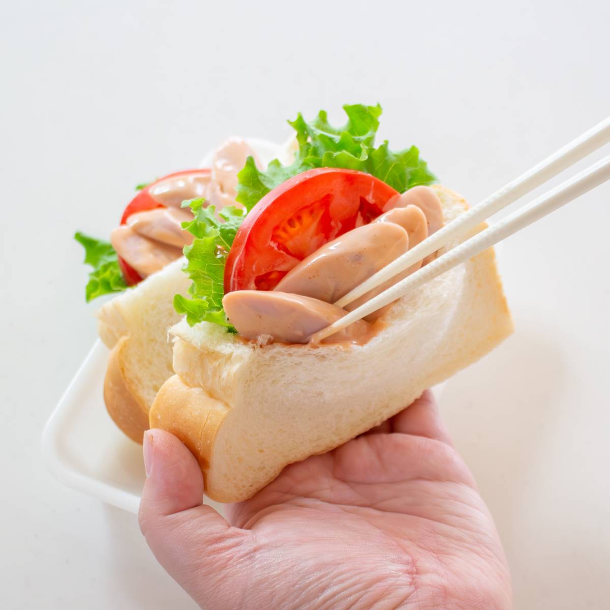 ヤマザキ公式の「おさかなソーセージのポケットサンド」のレシピ