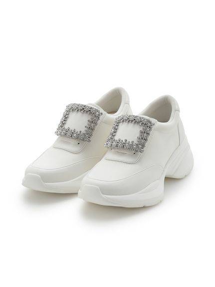 CELFORD ビジュー付きインソールスニーカー