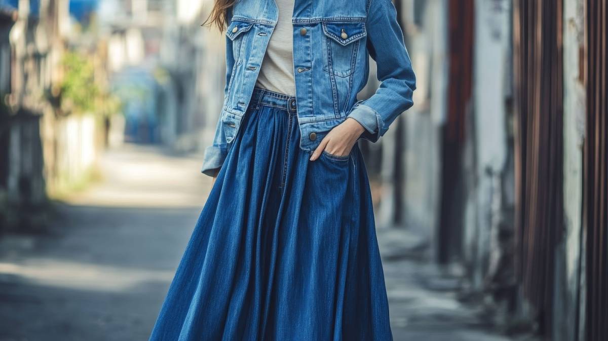 デニムスカート