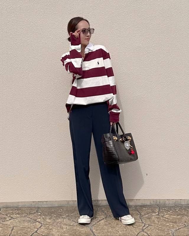 ラガーシャツを主役にする♡